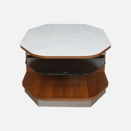 MAARK GLASS TOP COFFEE TABLE 845-C HT