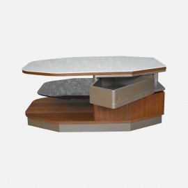 MAARK GLASS TOP COFFEE TABLE 845-C HT