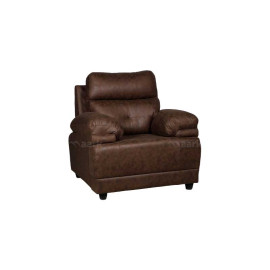 MAARK FABRIC SOFA SET (3+1+1) AVISK BROWN COLOUR