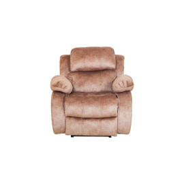 MAARK MANUAL RECLINER FABRIC SOFA SET (3+1R+1R) F211 BROWN COLOUR