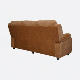 MAARK MANUAL RECLINER FABRIC SOFA SET (3+1R+1R)  MAGILCHI BROWN COLOUR