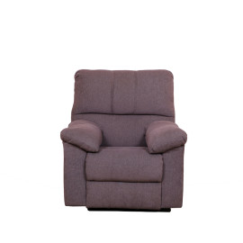 MAARK MANUAL RECLINER FABRIC SOFA SINGLE SEATER BIG BEE GRAY COLOUR