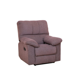 MAARK MANUAL RECLINER FABRIC SOFA SINGLE SEATER BIG BEE GRAY COLOUR