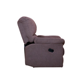 MAARK MANUAL RECLINER FABRIC SOFA SINGLE SEATER BIG BEE GRAY COLOUR