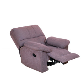 MAARK MANUAL RECLINER FABRIC SOFA SINGLE SEATER BIG BEE GRAY COLOUR