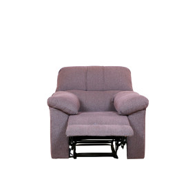 MAARK MANUAL RECLINER FABRIC SOFA SINGLE SEATER BIG BEE GRAY COLOUR