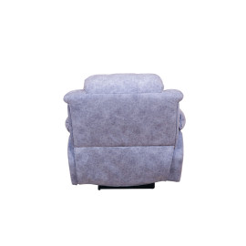 MAARK MANUAL RECLINER FABRIC SOFA SINGLE SEATER F211 GRAY COLOUR