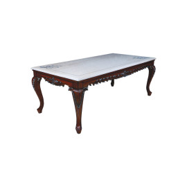 MAARK MARBLE TOP 8 SEATER DINING SET 8005 TD