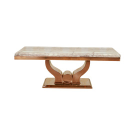 MAARK MARBLE TOP COFFEE TABLE CTM-T861 HT