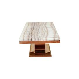 MAARK MARBLE TOP COFFEE TABLE CTM-T861 HT