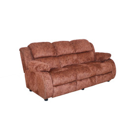 MAARK MOTORIZED RECLINER FABRIC SOFA SET (3+1R+1R) F211 BROWN COLOUR