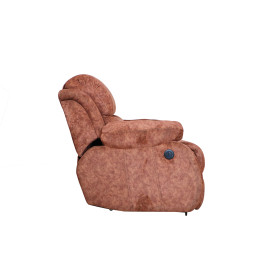 MAARK MOTORIZED RECLINER FABRIC SOFA SET (3+1R+1R) F211 BROWN COLOUR