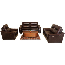 MAARK MOTORIZED RECLINER LEATHER SOFA SET (3R+2R+1R) 2251-8643 HT