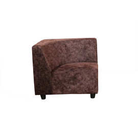 MAARK FABRIC CORNER SOFA 5 SEATER PLATINA BROWN COLOUR