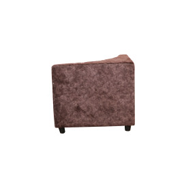 MAARK FABRIC CORNER SOFA 5 SEATER PLATINA BROWN COLOUR