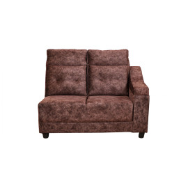 MAARK FABRIC CORNER SOFA 5 SEATER PLATINA BROWN COLOUR