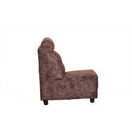 MAARK FABRIC CORNER SOFA 5 SEATER PLATINA BROWN COLOUR