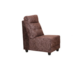 MAARK FABRIC CORNER SOFA 5 SEATER PLATINA BROWN COLOUR