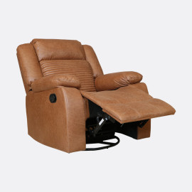 MAARK MANUAL RECLINER FABRIC SOFA SINGLE SEATER (RRR) LINE-131 HT