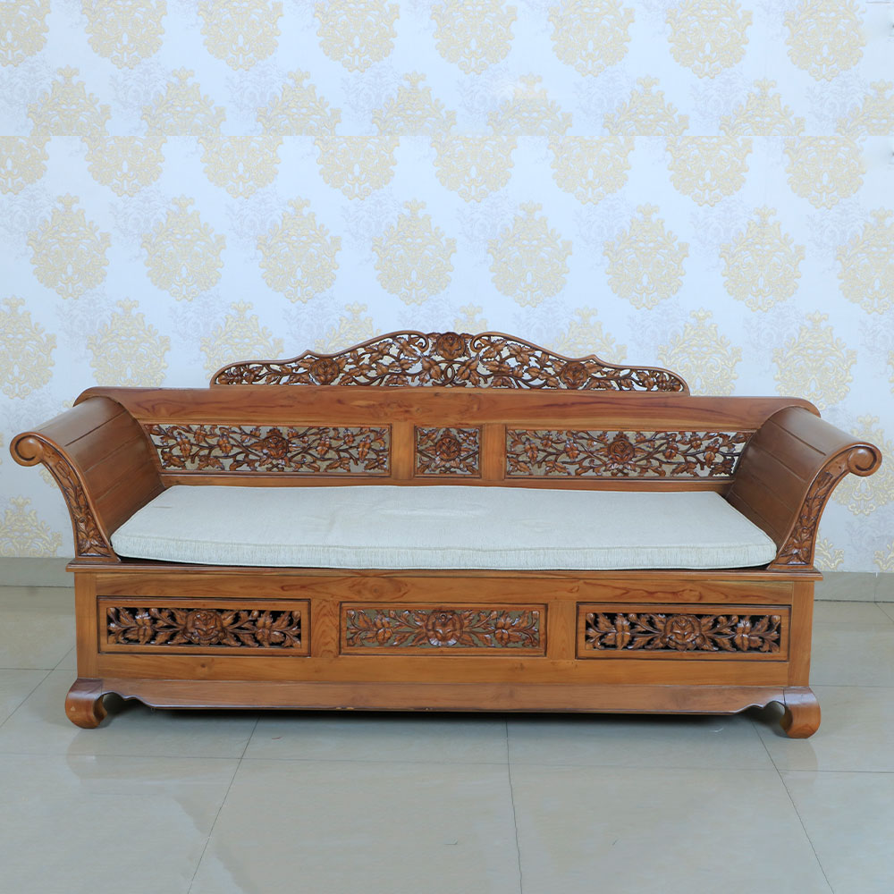 Traditional Carving sofa Bed 