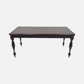 MAARK WOODEN TOP 6 SEATER DINING SET REGGIE-4354T-4354SC HT