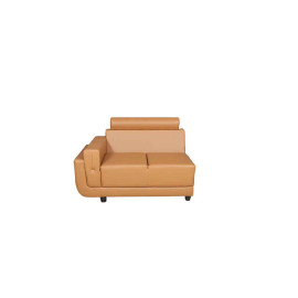 MAARK FABRIC CORNER SOFA 5 SEATER DIAMOND BROWN COLOUR