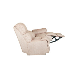 MAARK CORNER MANUAL RECLINER FABRIC SOFA 5 SEATER F211 HALF WHITE COLOUR