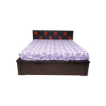 MAARK KING SIZE BED (6*6.5) LEAF HYDROLIC WALNUT COLOUR