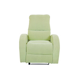 MAARK MANUAL RECLINER FABRIC SOFA SINGLE SEATER ROCKER GREEN COLOUR