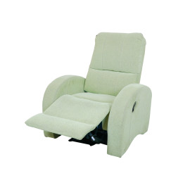 MAARK MANUAL RECLINER FABRIC SOFA SINGLE SEATER ROCKER GREEN COLOUR