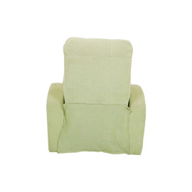 MAARK MANUAL RECLINER FABRIC SOFA SINGLE SEATER ROCKER GREEN COLOUR