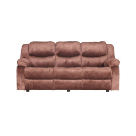 MAARK MANUAL RECLINER FABRIC SOFA SET (3+1R+1R) CHAMPION BROWN COLOUR