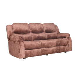 MAARK MANUAL RECLINER FABRIC SOFA SET (3+1R+1R) CHAMPION BROWN COLOUR