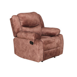 MAARK MANUAL RECLINER FABRIC SOFA SET (3+1R+1R) CHAMPION BROWN COLOUR