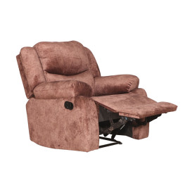 MAARK MANUAL RECLINER FABRIC SOFA SET (3+1R+1R) CHAMPION BROWN COLOUR