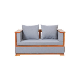 MAARK WOODEN SOFA SET (3+2+2) BOX GRAY COLOUR