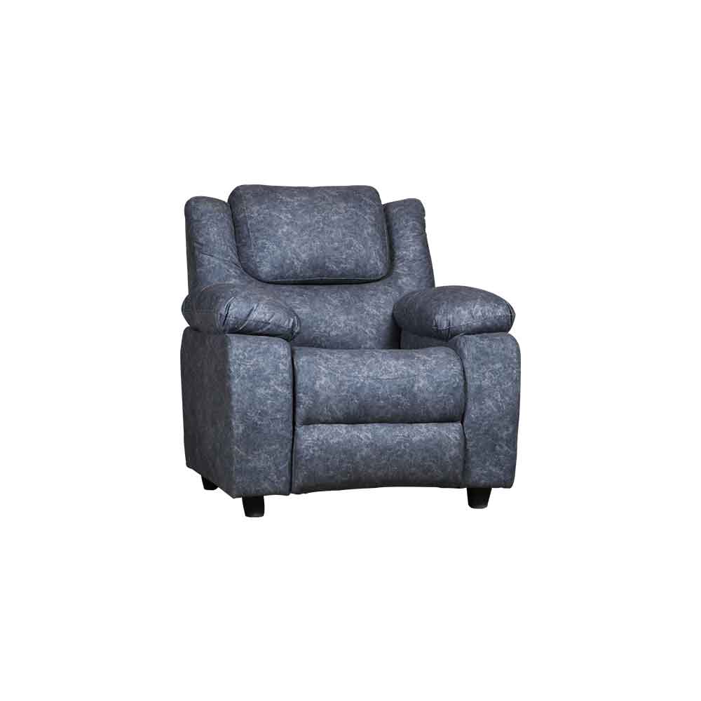 MAARK FABRIC SINGLE SEATER SOFA APPLE GRAY COLOUR