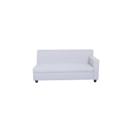 MAARK FABRIC SOFA SET (3+DIWAN) VERNA HALF WHITE COLOUR