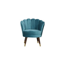 MAARK FABRIC SINGLE SEATER SOFA LOTUS BLUE COLOUR