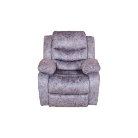 MAARK MANUAL RECLINER FABRIC SOFA SINGLE SEATER MAGILCHI GRAY COLOUR