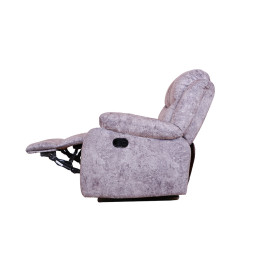 MAARK MANUAL RECLINER FABRIC SOFA SINGLE SEATER MAGILCHI GRAY COLOUR