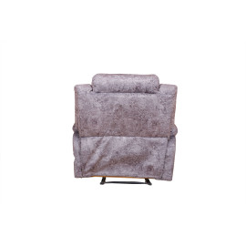 MAARK MANUAL RECLINER FABRIC SOFA SINGLE SEATER MAGILCHI GRAY COLOUR