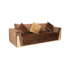MAARK FABRIC THREE SEATER SOFA DELUXE HT