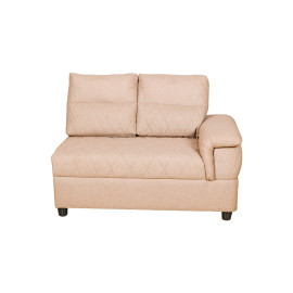 MAARK FABRIC CORNER SOFA 5 SEATER QUEEN BROWN COLOUR