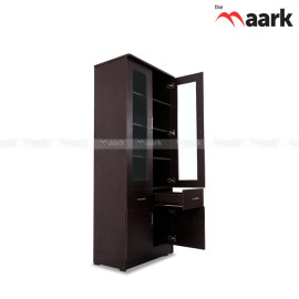 MAARK 2 DOOR BOOK SHELF