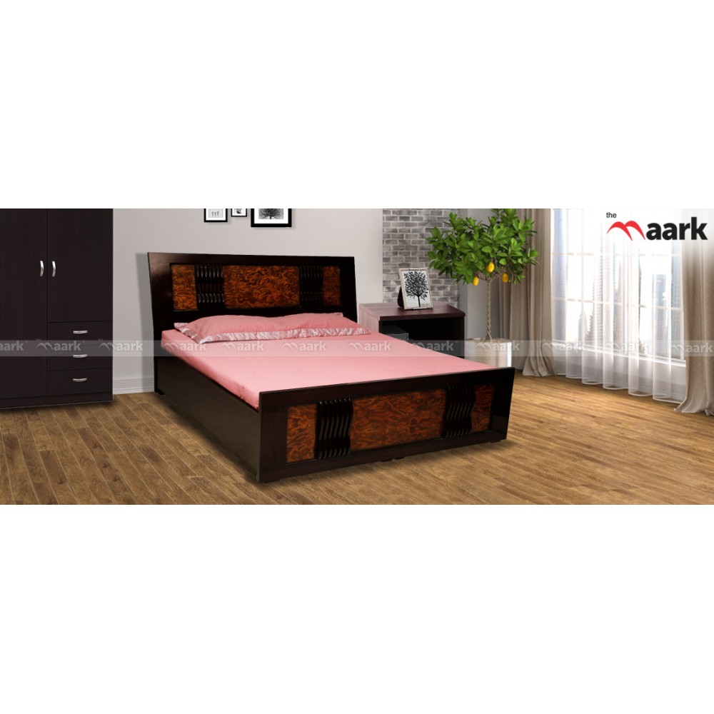 teak wood cot with storage