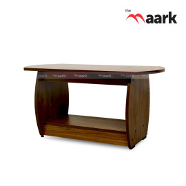 MAARK WOODEN FINISH C TYPE COFFEE TABLE