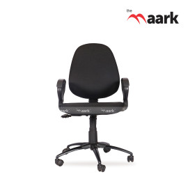 MAARK MEDIUM BACK OFFICE CHAIR 2021 BLACK COLOUR AS