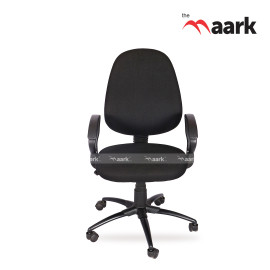 MAARK MEDIUM BACK OFFICE CHAIR 2021 BLACK COLOUR AS