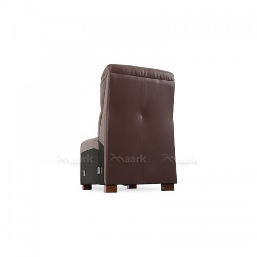 Browny Demos Leatherette Corner Sofa